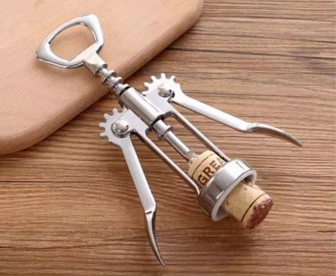Premium Winged Corkscrew Wine Bottle Opener – Zinc Alloy