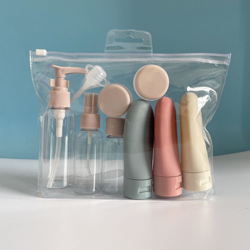 Travel Cosmetics 11pc Bottle & Container Storage Set