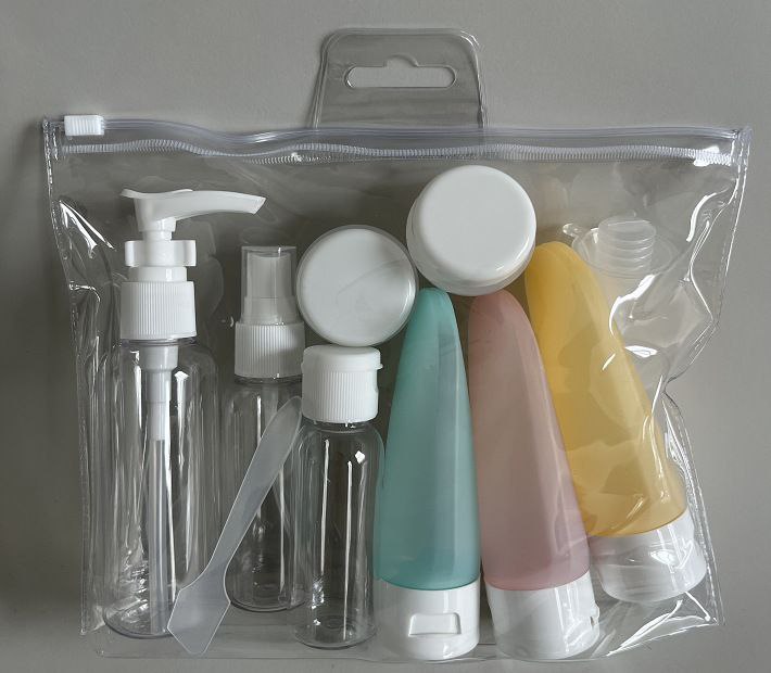 Travel Cosmetics 11pc Bottle & Container Storage Set