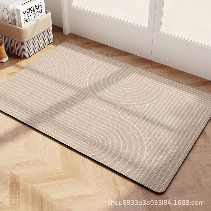 Geometric Pattern Anti-Slip Door & Bath Mat – 50×80cm (Large)