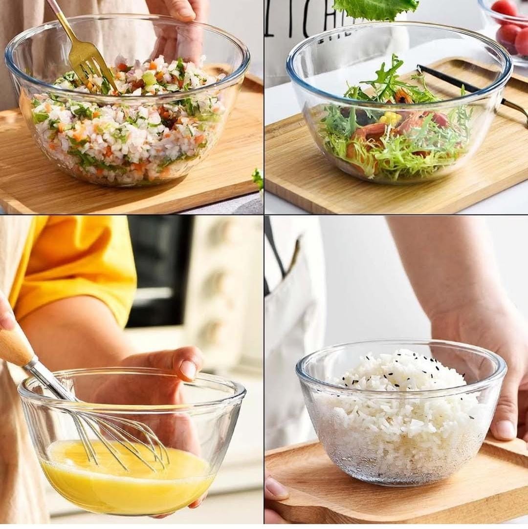 High Borosilicate Glass Mixing Bowl – 4500ml