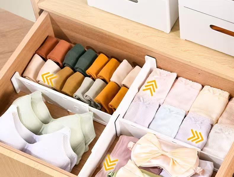 Telescopic Drawer Dividers – Adjustable ABS Plastic Separator