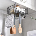 Metallic Under Shelf Rack with Hooks