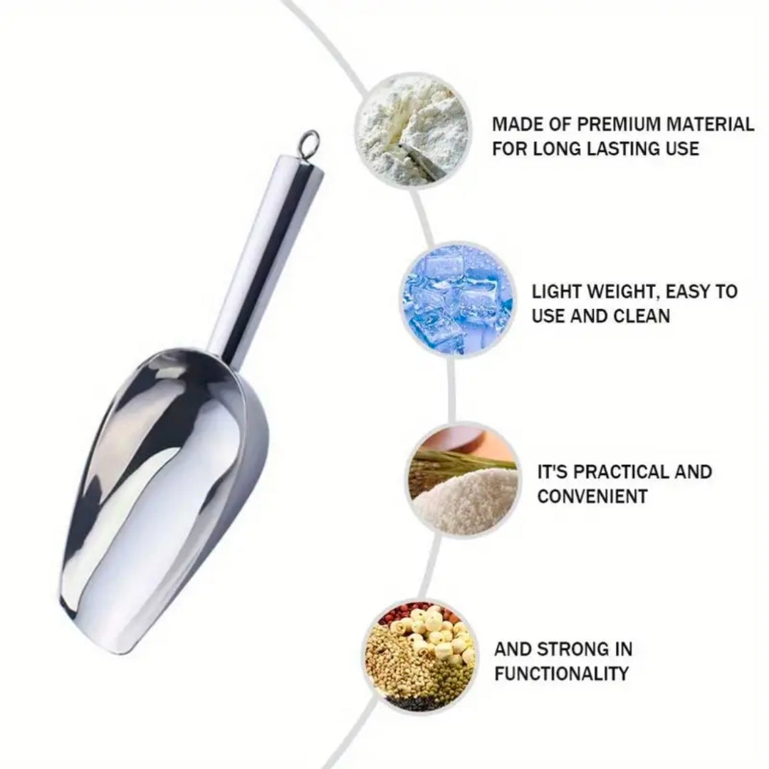 Stainless Steel Multi-Purpose Kitchen Scoop