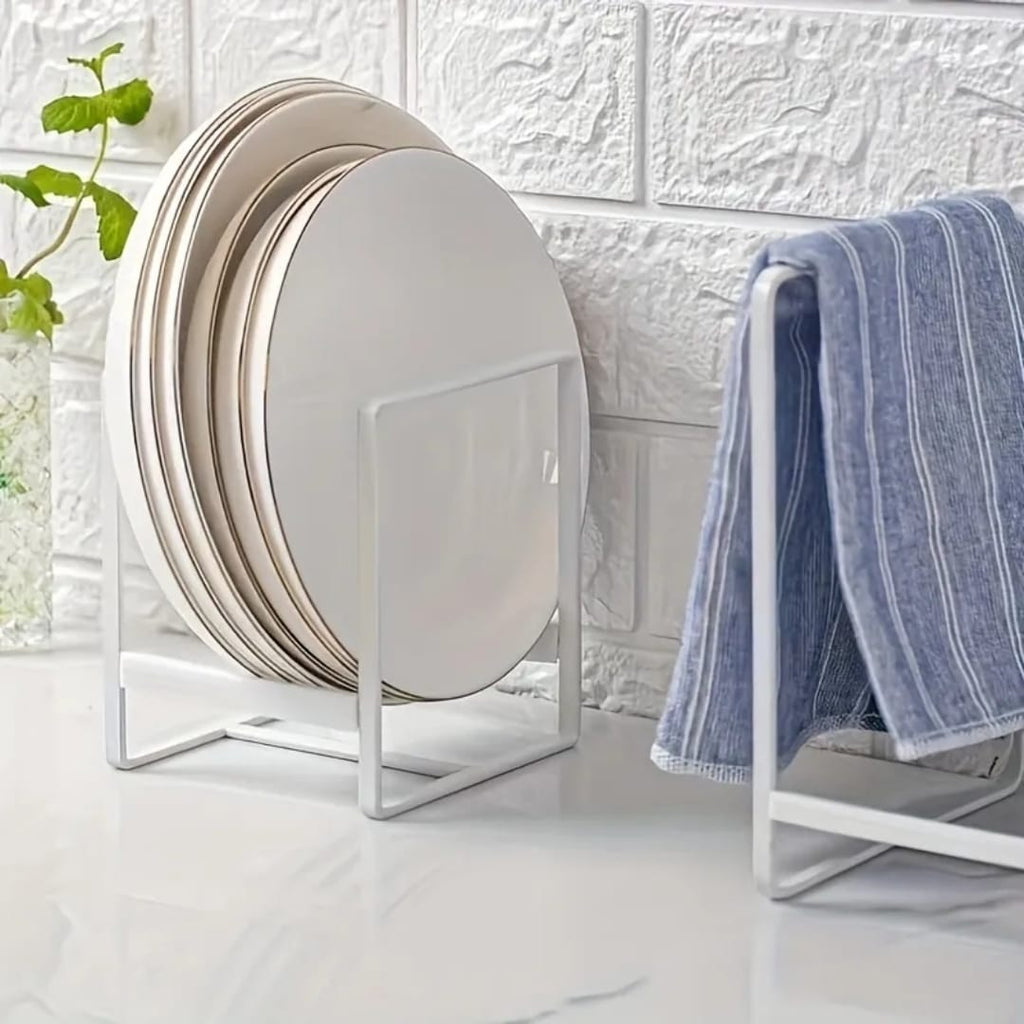 Heavy-Duty Metal Dish Rack – Vertical Plate Organiser