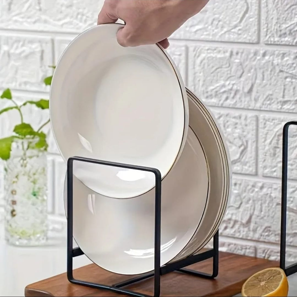 Heavy-Duty Metal Dish Rack – Vertical Plate Organiser