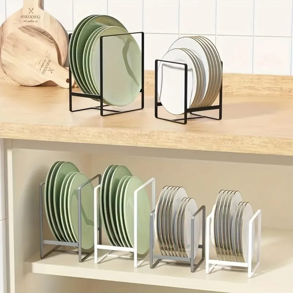Heavy-Duty Metal Dish Rack – Vertical Plate Organiser