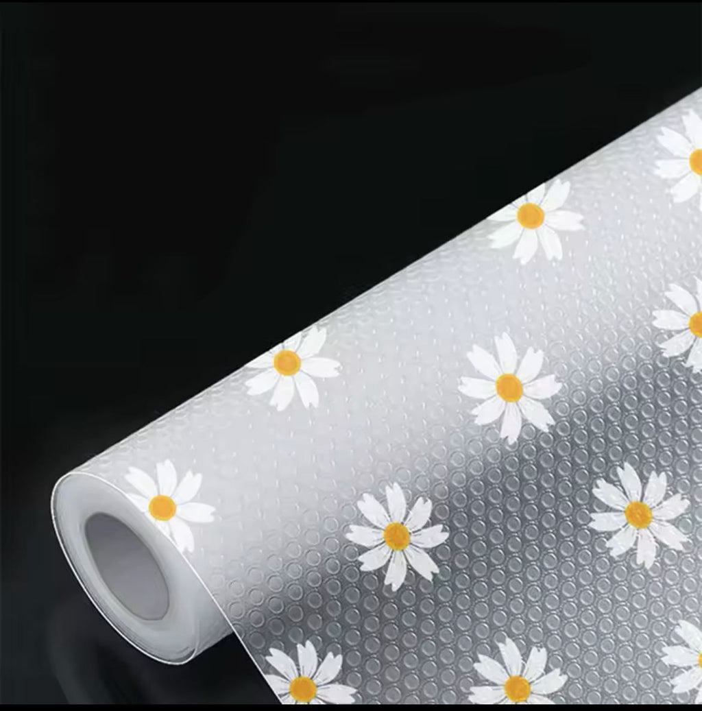 Daisy Pattern Drawer & Shelf Liner Mat – Oil & Moisture Proof