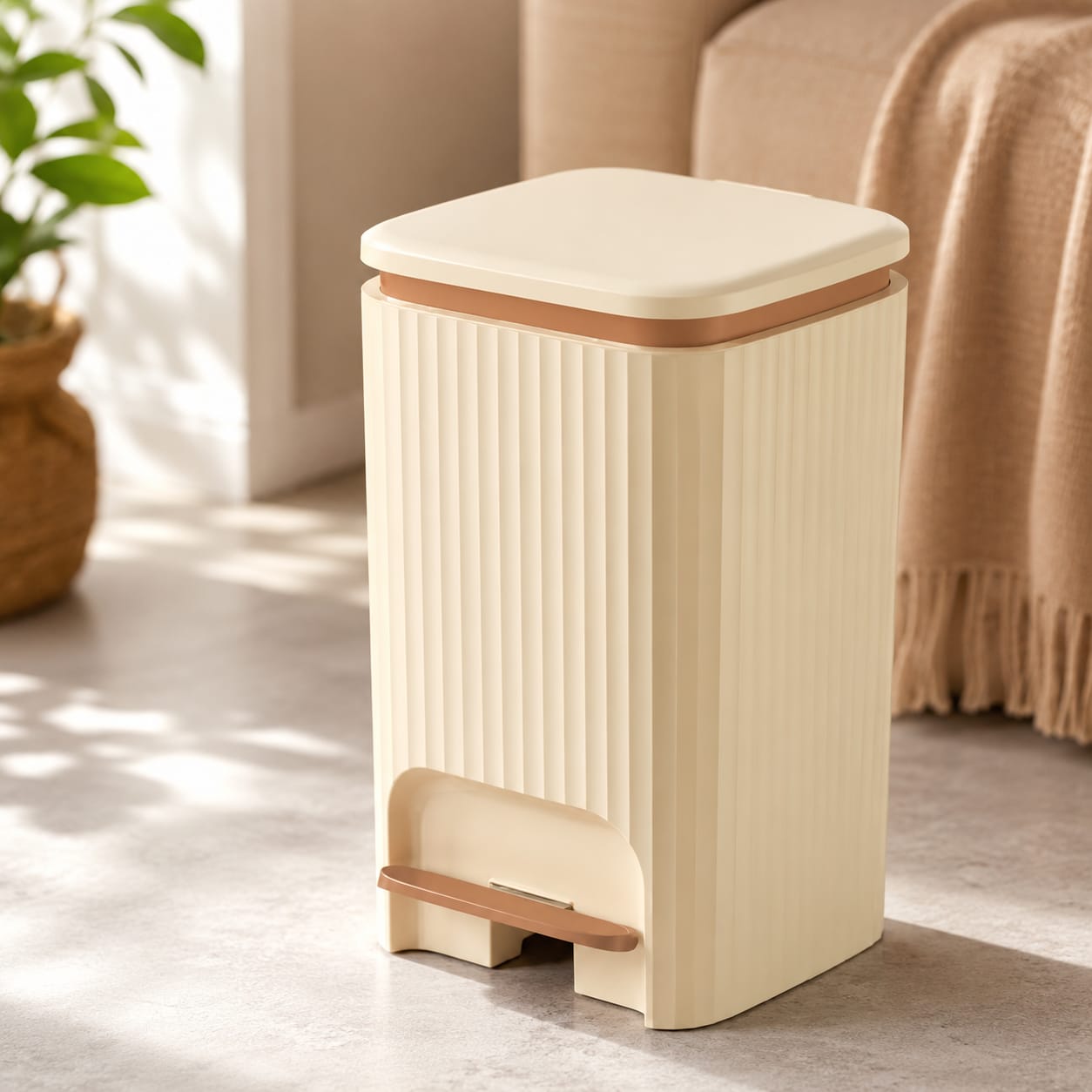Foot Pedal Dustbin – Luxury Edition