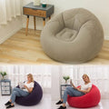 Inflatable Lazy Bean Sofa Chair with Manual Pump – 110x85cm | 5 Colours
