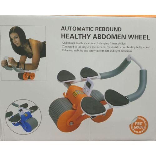 4 Elbow Pad Automatic Rebound Healthy Abdominal Wheel – Ab Roller with Timer