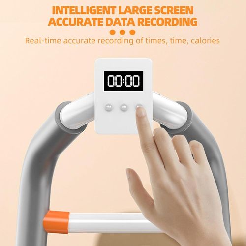 4 Elbow Pad Automatic Rebound Healthy Abdominal Wheel – Ab Roller with Timer