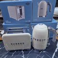 Uakeen Retro Breakfast Set | Electric Kettle 2L + 2-Slice Toaster 1000W