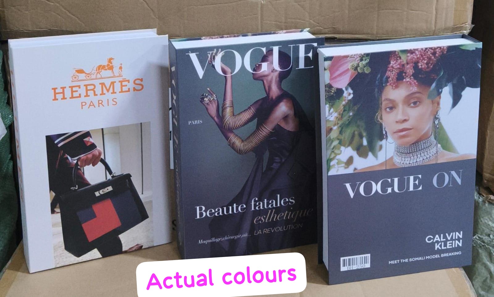 Decorative Dummy Fashion Books – Vogue & Hermès | Home Décor Styling Props