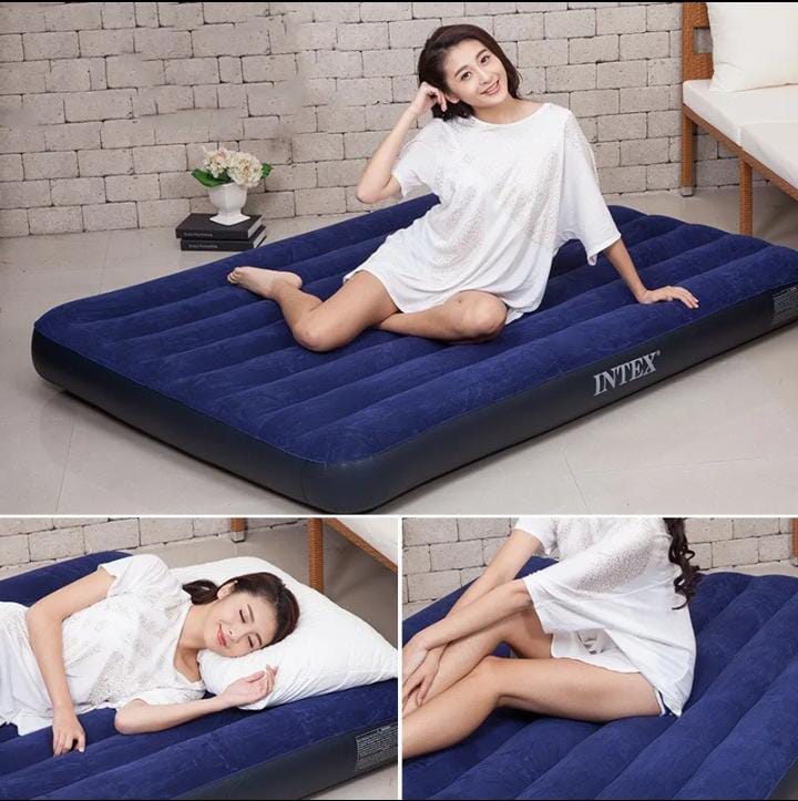 INTEX Inflatable Mattress with Free Electric Pump