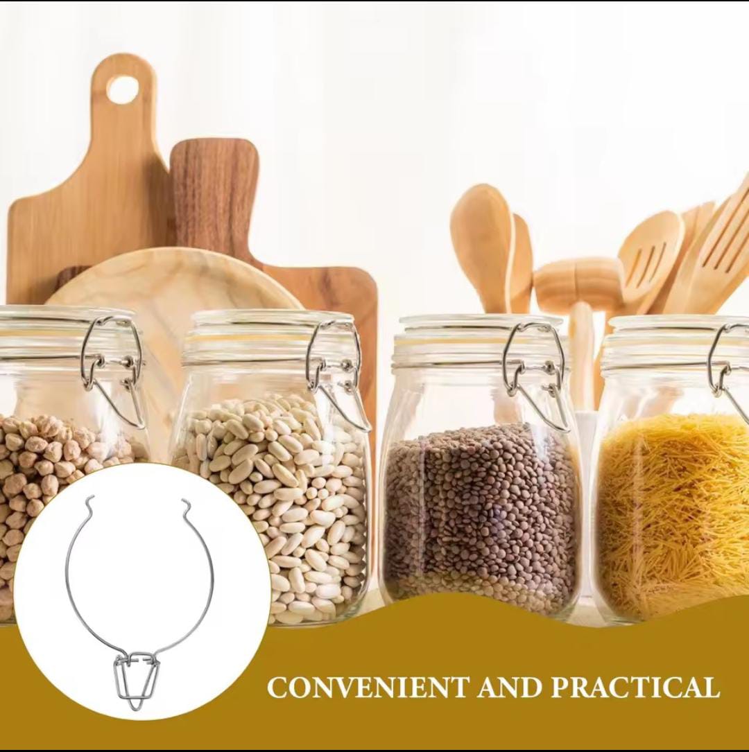 Airtight Glass Clip Top Storage Jar