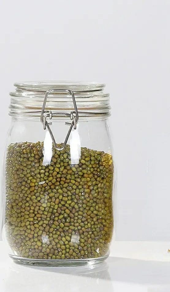 Airtight Glass Clip Top Storage Jar