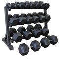 Hexagon Rubber Dumbbell – Sold Per Single Hand (5kg & 10kg)