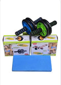 ABS Roller Wheel 20cm with Knee Mat – Green & Blue