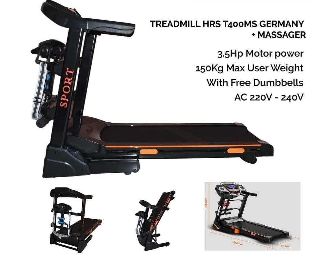 Auto Incline Treadmill with Massage Belt – HRS T400MS