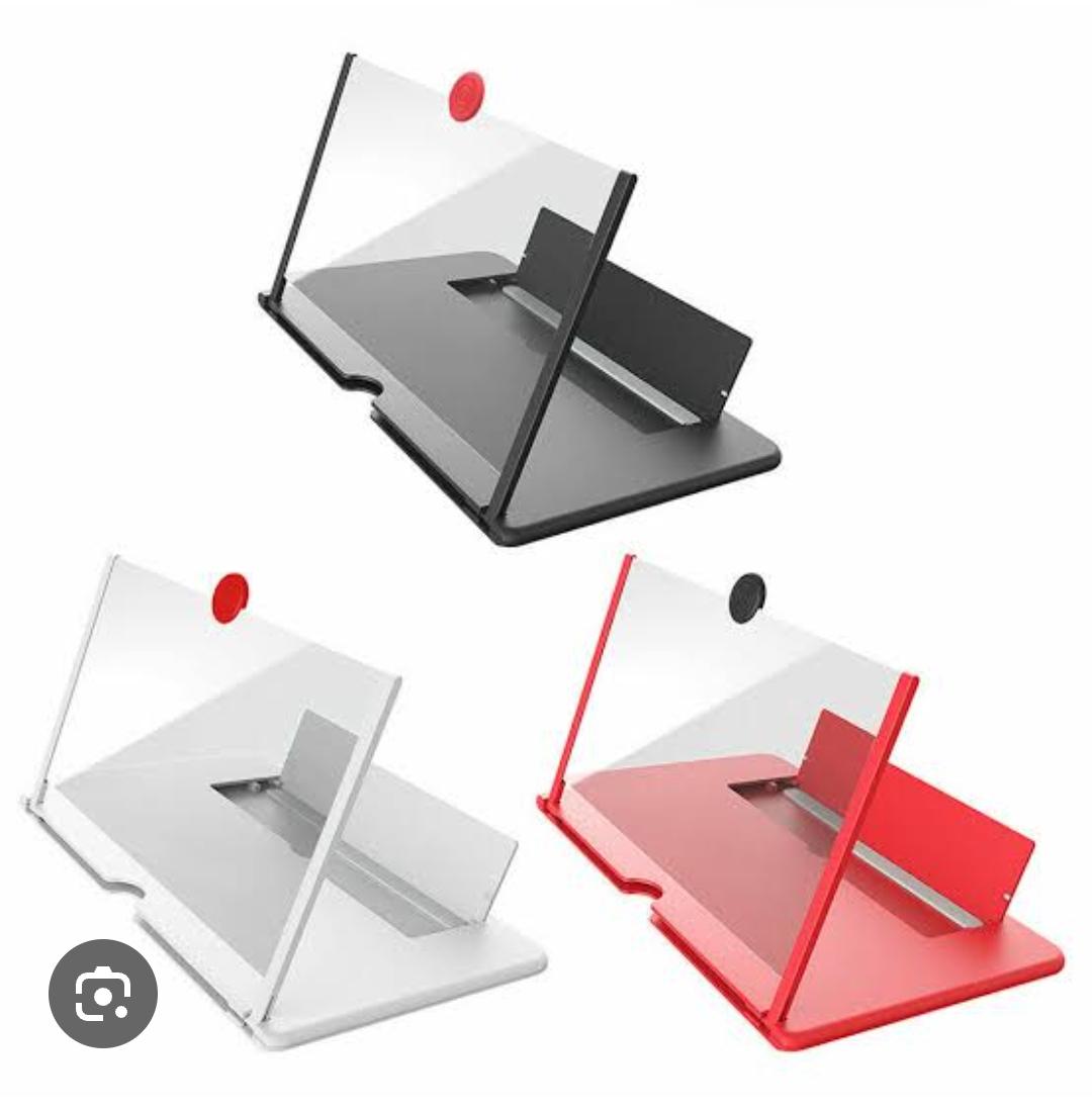 Smartphone Screen Magnifier & Video Amplifier | Foldable Phone Stand | 3 Colours