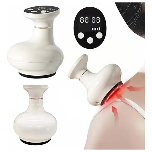 ZY-816 Intelligent Scraping Instrument | Gua Sha Cupping & Hot Compress | + 10ml Wormwood Essential Oil