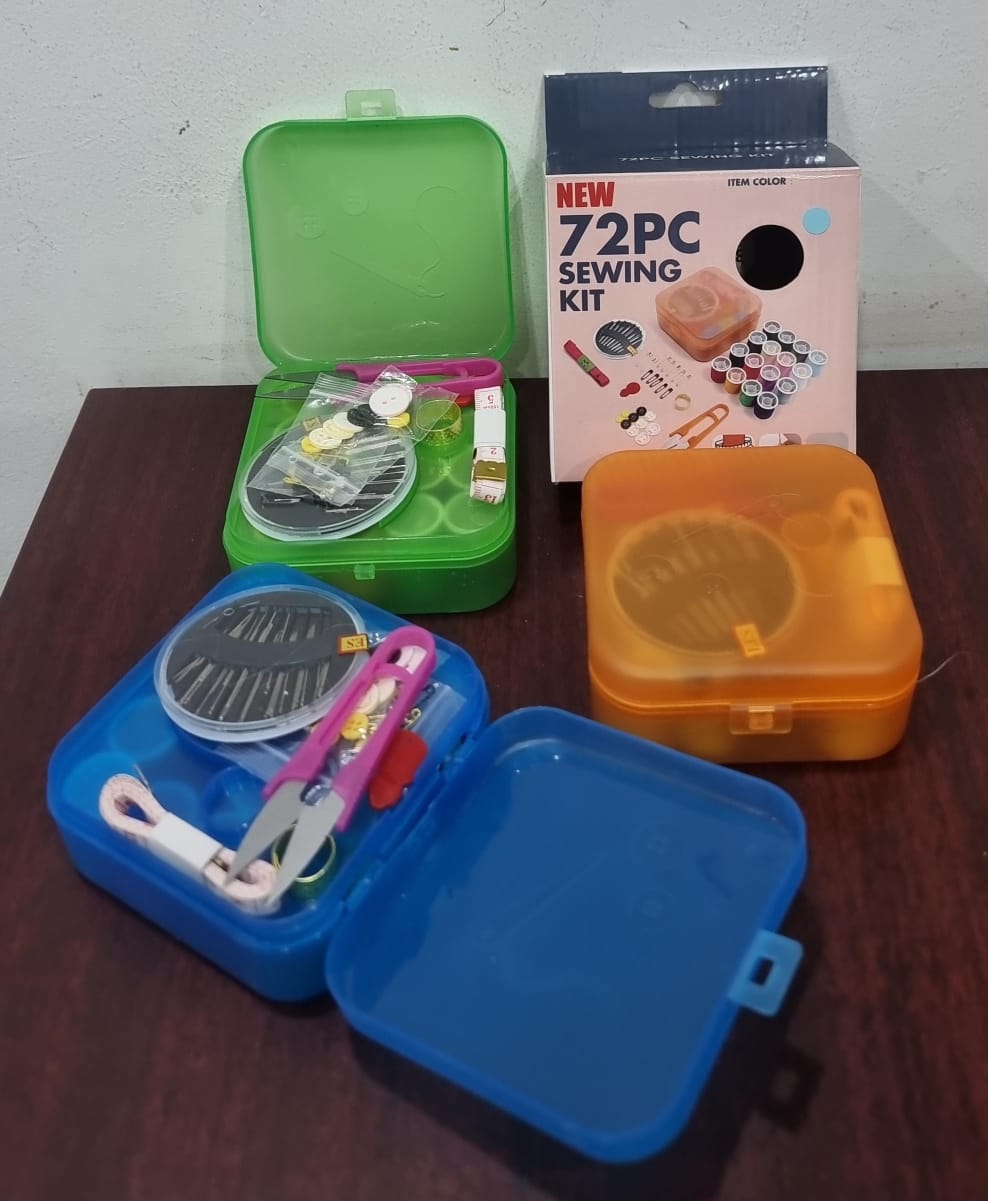 72PC Essential Household Sewing Kit – Complete Sewing Set in Portable Case