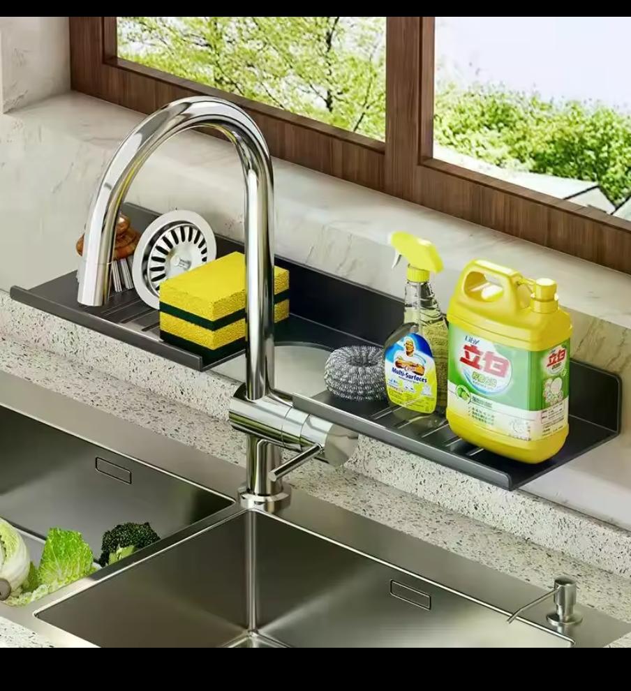Metallic Faucet Storage Rack – 50cm