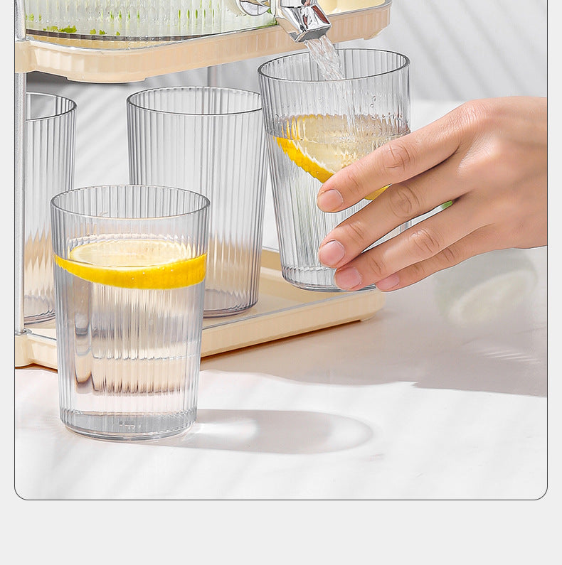 5L Cocktail Barrel with Tap – Cold Drink Dispenser & Glass Set