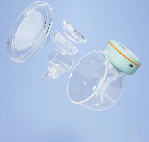 Wearable Electric Breast Pump - exploded parts view