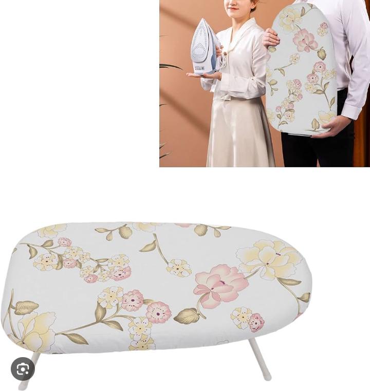 All four portable ironing board designs in packaging