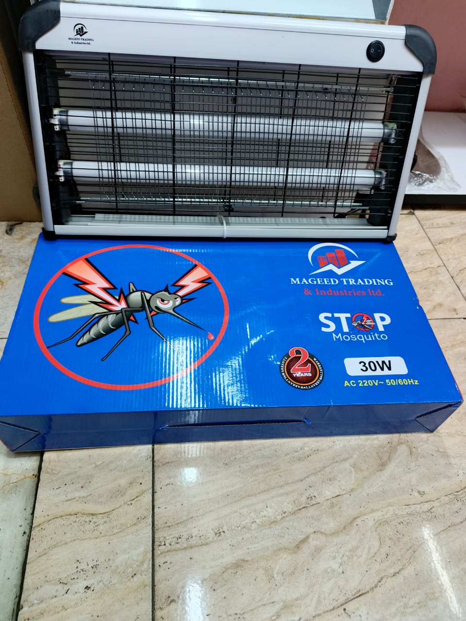 Windsor 30W electric insect killer machine with UV tubes and box