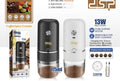 DSP Cordless Coffee Spice Grinder grind settings and brew compatibility chart
