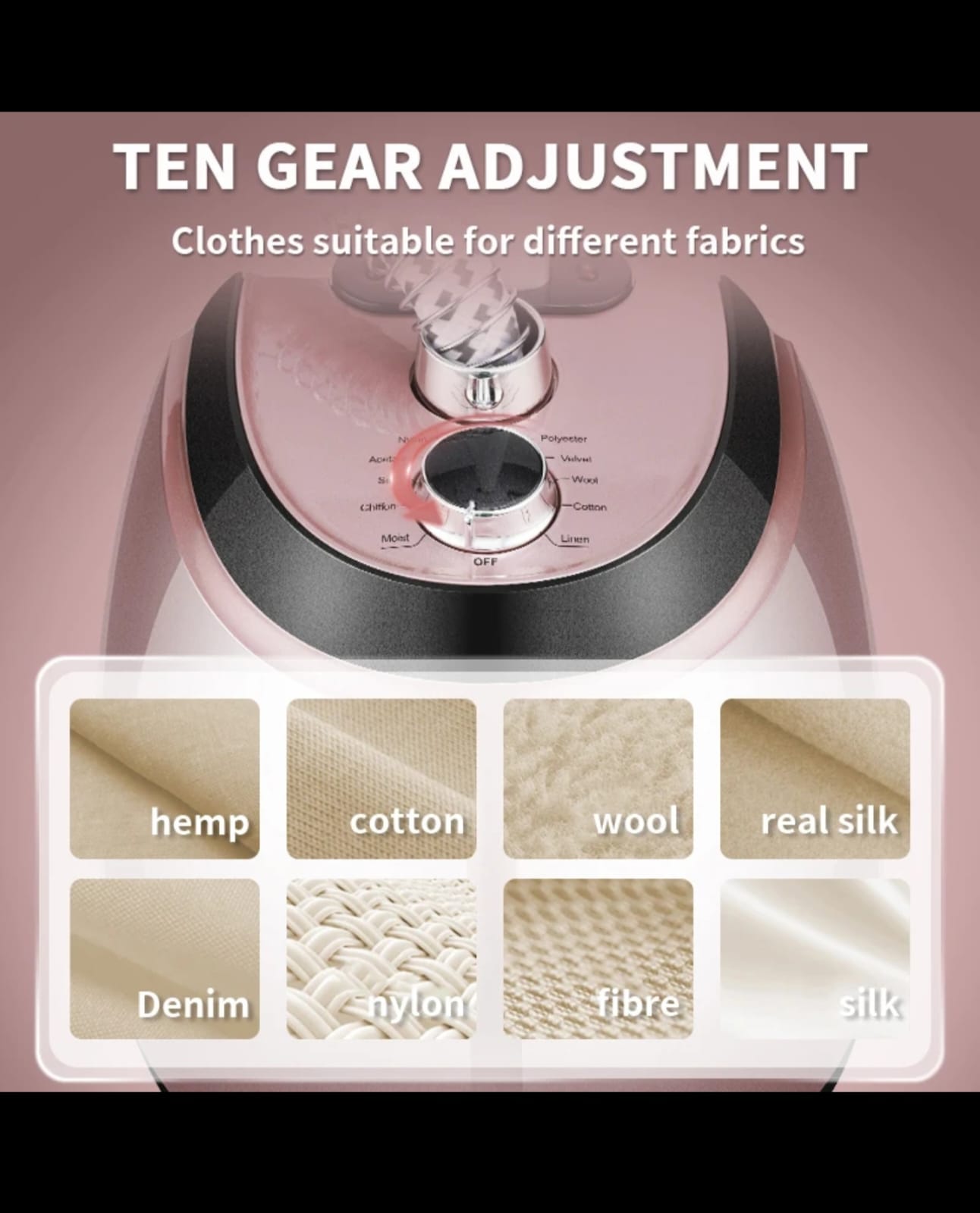DSP Garment Steamer compact and full height configurations