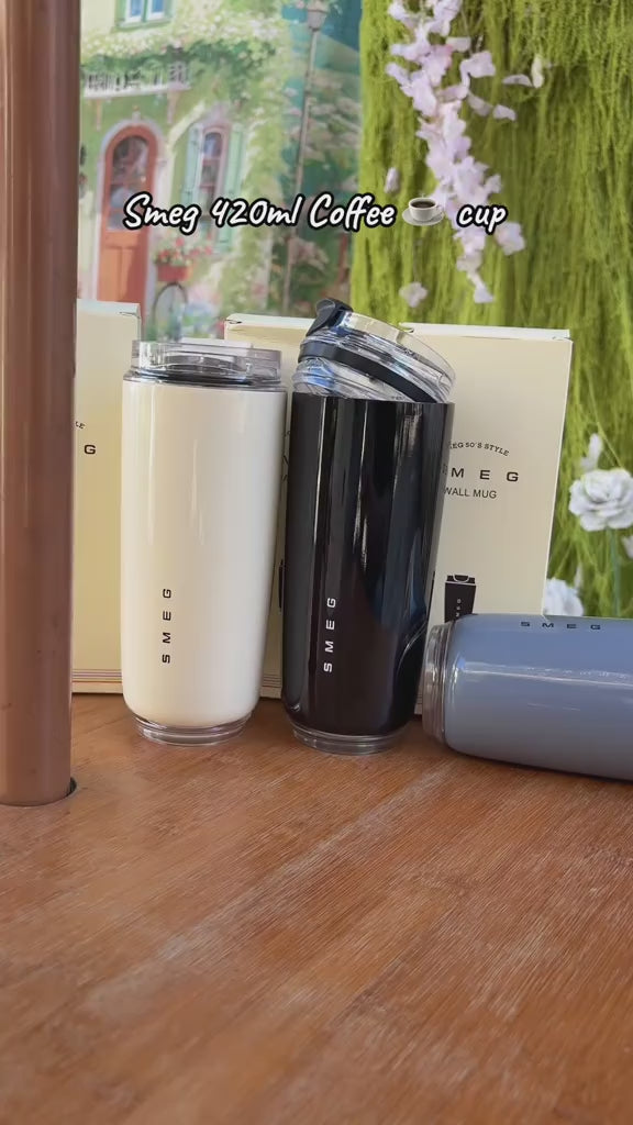 SMEG Wall Mug – Vacuum Insulated Travel Coffee Cup 420ml
