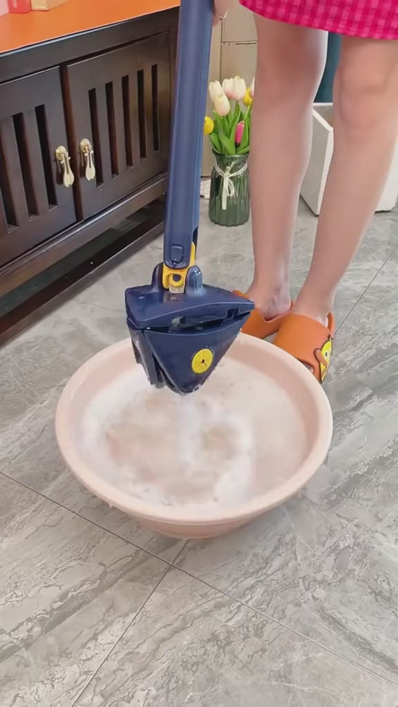 Long handle Triangular twist mop
